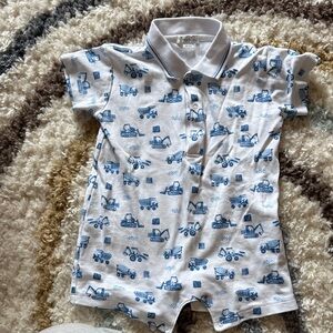 Kissy Kissy Blue and White Kids One Piece